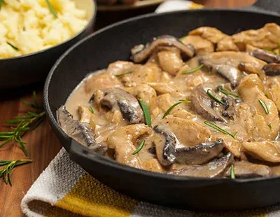 Kremalı Mantarlı Tavuk